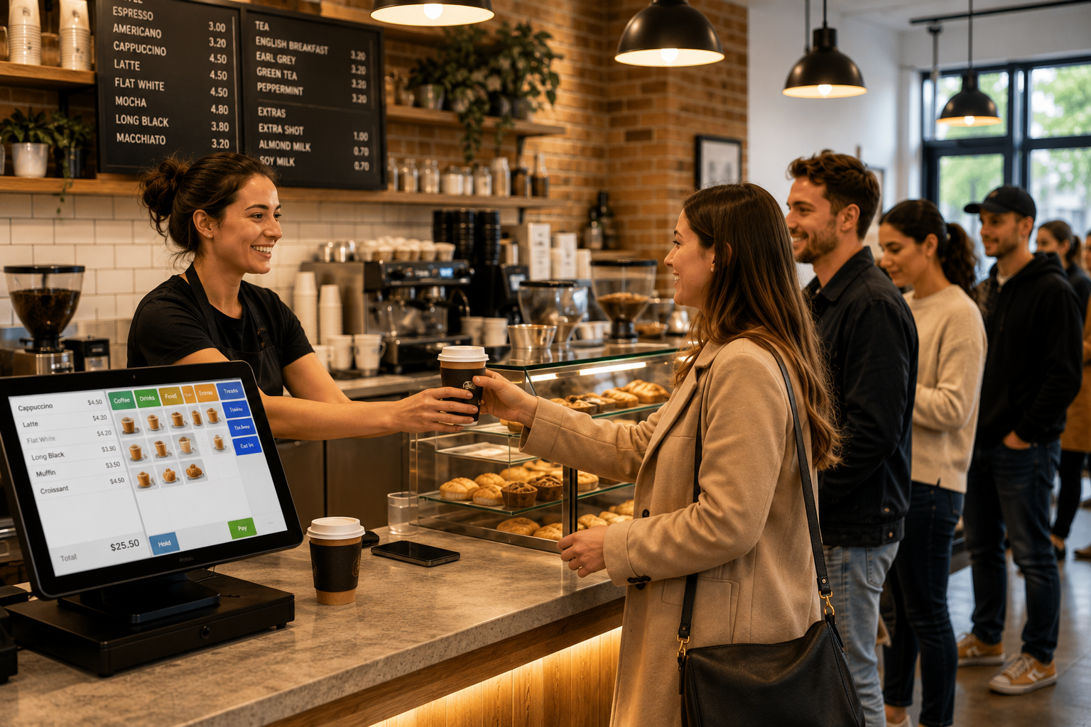 Australian cafe using modern POS technology