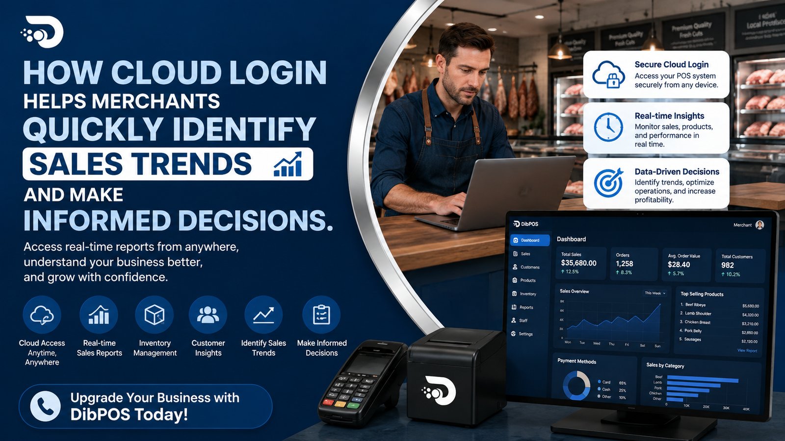 How Cloud Login Helps Merchants Quickly Identify Sales Trends and Make Informed Decisions