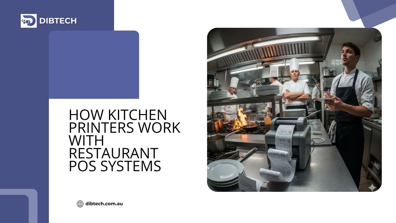 Pos system in kitchen